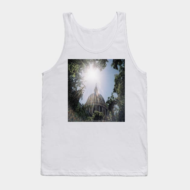 St. Pauls Sun Rays London England Tank Top by Fussell Films